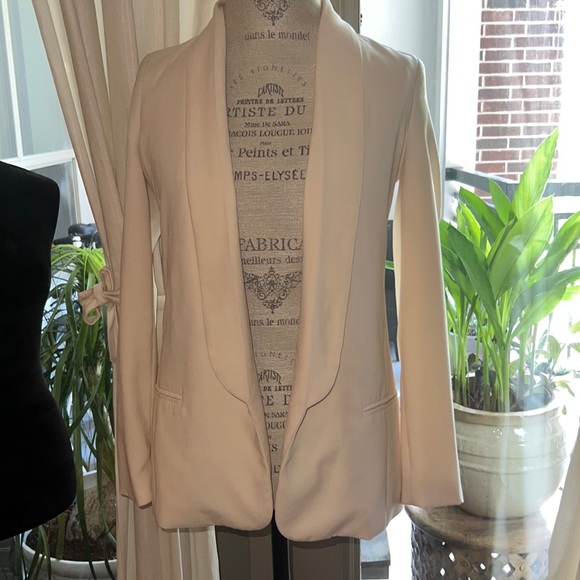 Mural Jackets & Blazers - Mural women’s crème ivory long blazer jacket ladies business suit top casual XS